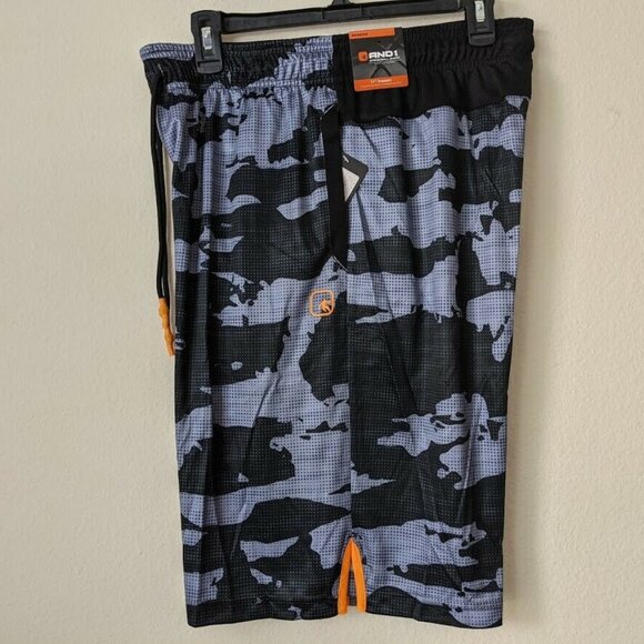 New Mens Basketball Shorts by And1.**Adjustable Elastic Waist Size M. - Picture 9 of 10
